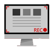 Computer screen showing screen recording.