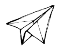 Paper plane icon.