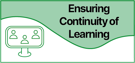 Ensuring Continuity of Learning Button
