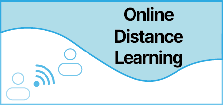 Online Distance Learning Button