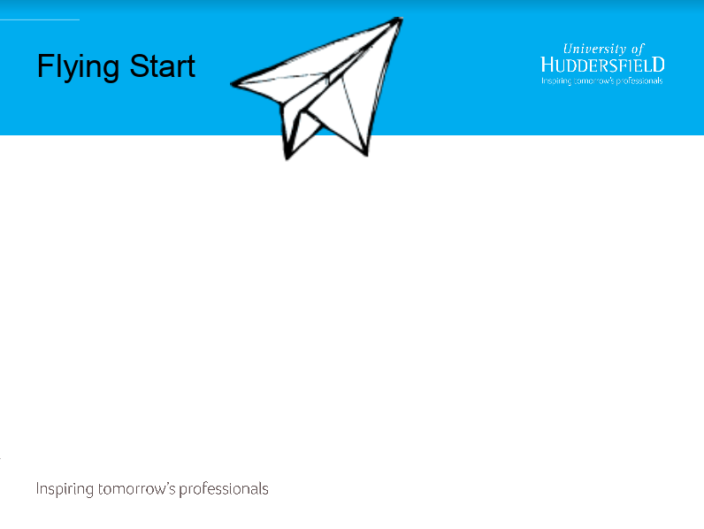 Link to Flying Start PowerPoint Template document.